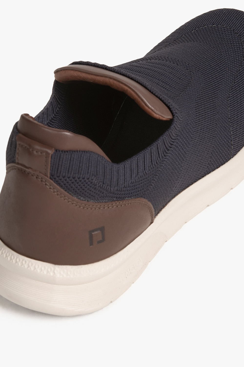 Sapatênis Masculino Slipper Pipper Knit Azul/Marrom 2