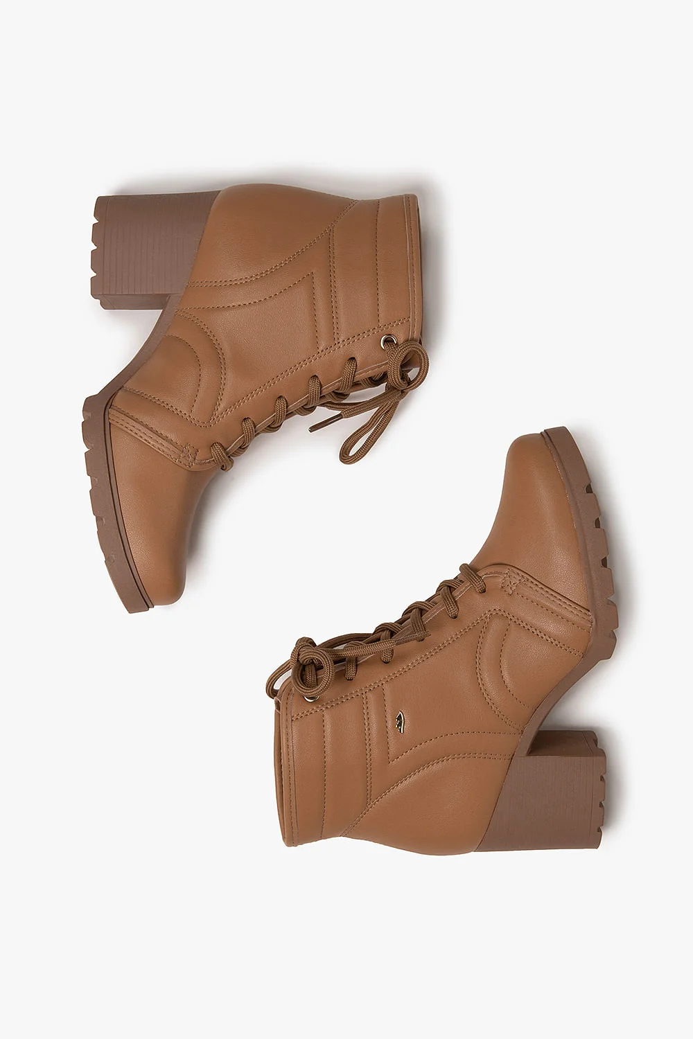 Bota Feminina Coturno Dakota Xanthe Bege 3