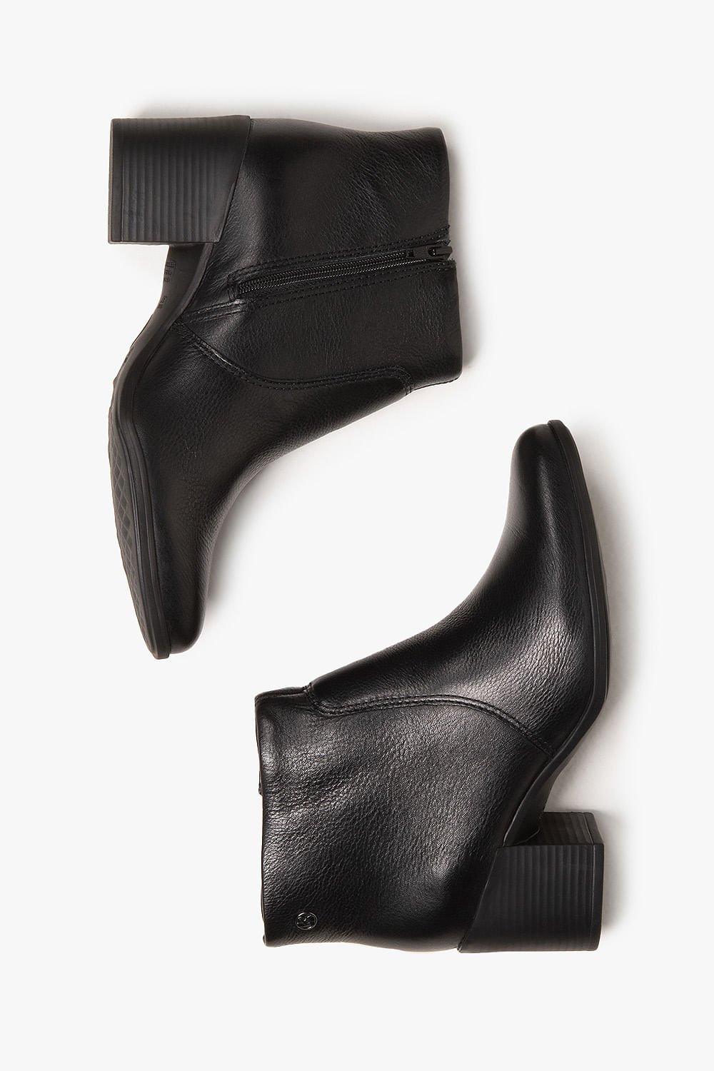 Bota Feminina Cano Curto Bottero Oaken Preto 3