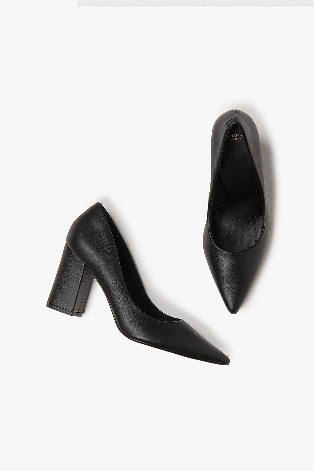 Scarpin Feminino Salto Alto Mundial Aryel Preto 3