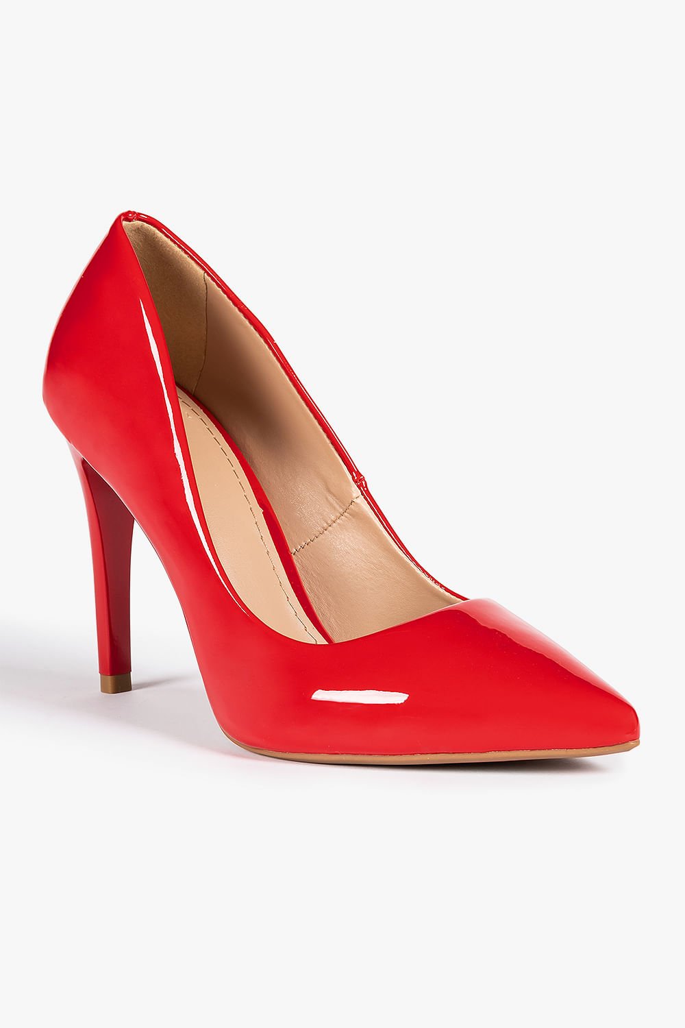 Scarpin Feminino Salto Alto Mundial Jayne Vermelho 4