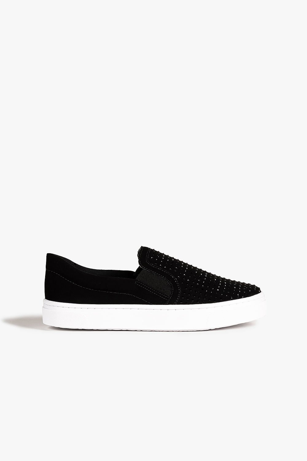 Tênis Feminino Slip On Mundial Eliege Preto 1