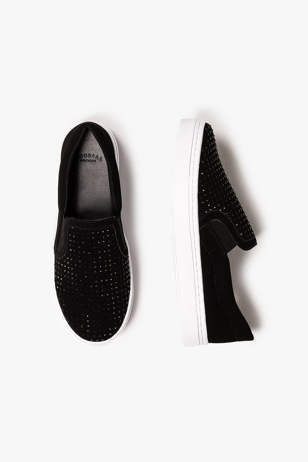 Tênis Feminino Slip On Mundial Eliege Preto 3