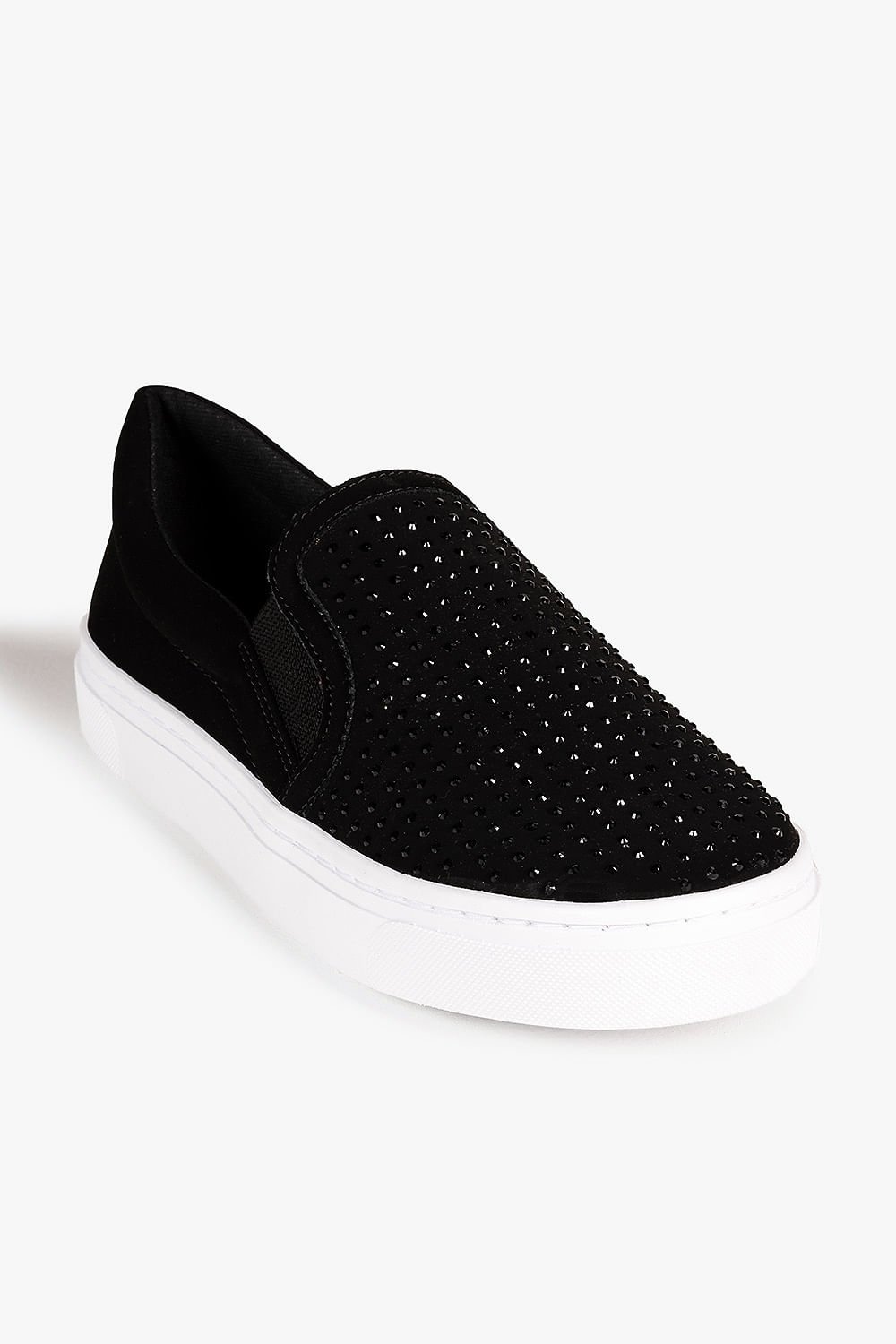 Tênis Feminino Slip On Mundial Eliege Preto 4