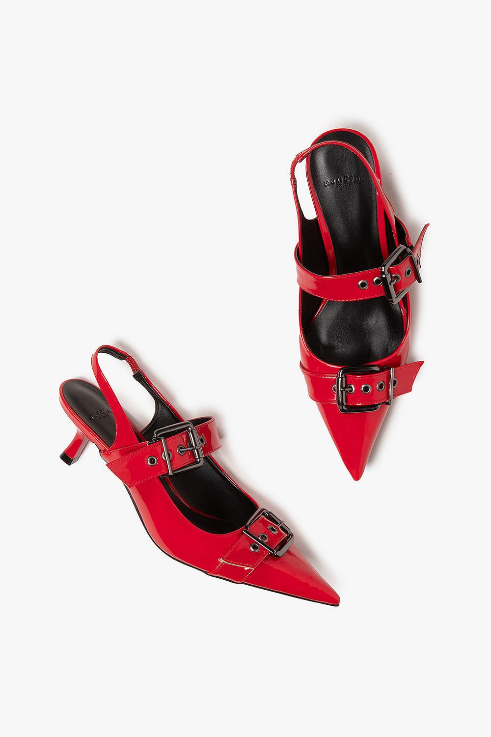 Scarpin Feminino Slingback Mundial Lila Vermelho 3