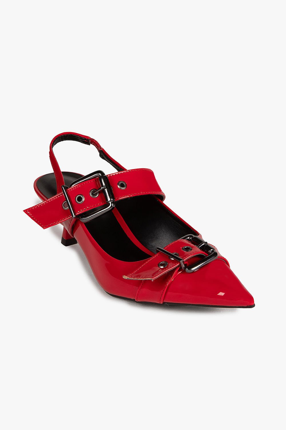 Scarpin Feminino Slingback Mundial Lila Vermelho 4