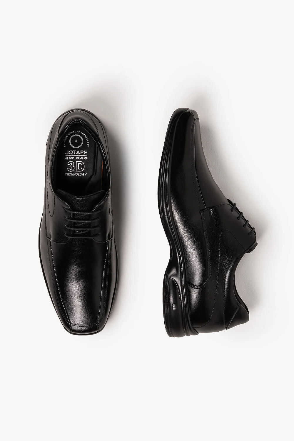 Sapato Masculino 3D Vision Jota Pe Preto 3