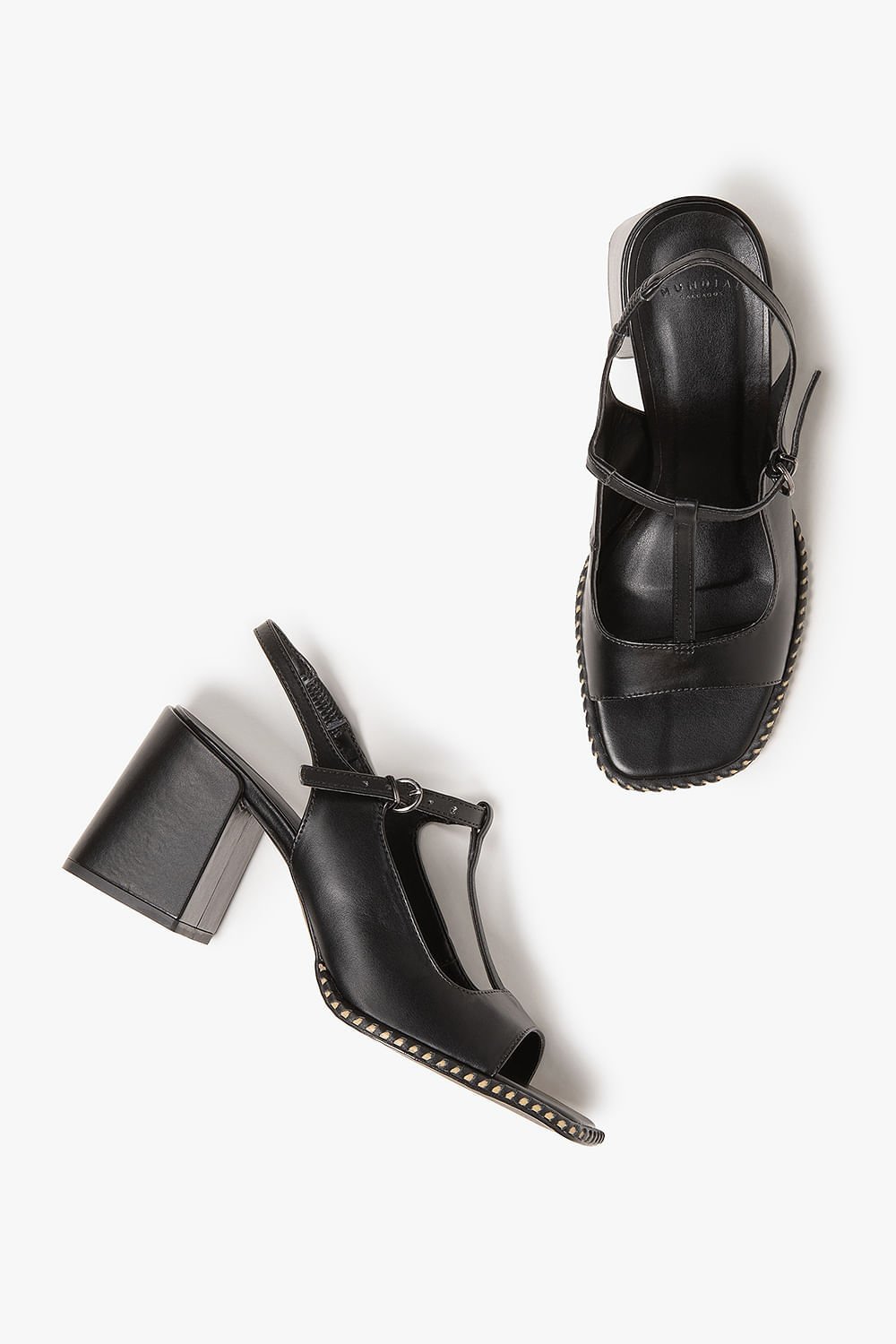 Sandália Feminina Slingback Mundial Emyly Preto 3