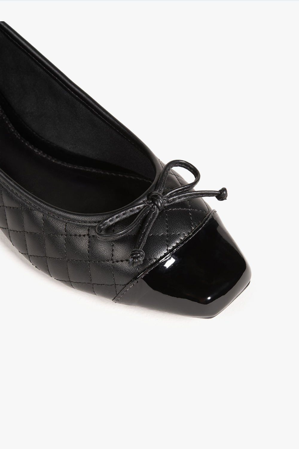 Sapatilha Feminina Bico Quadrado Mundial Theresa Preto 2