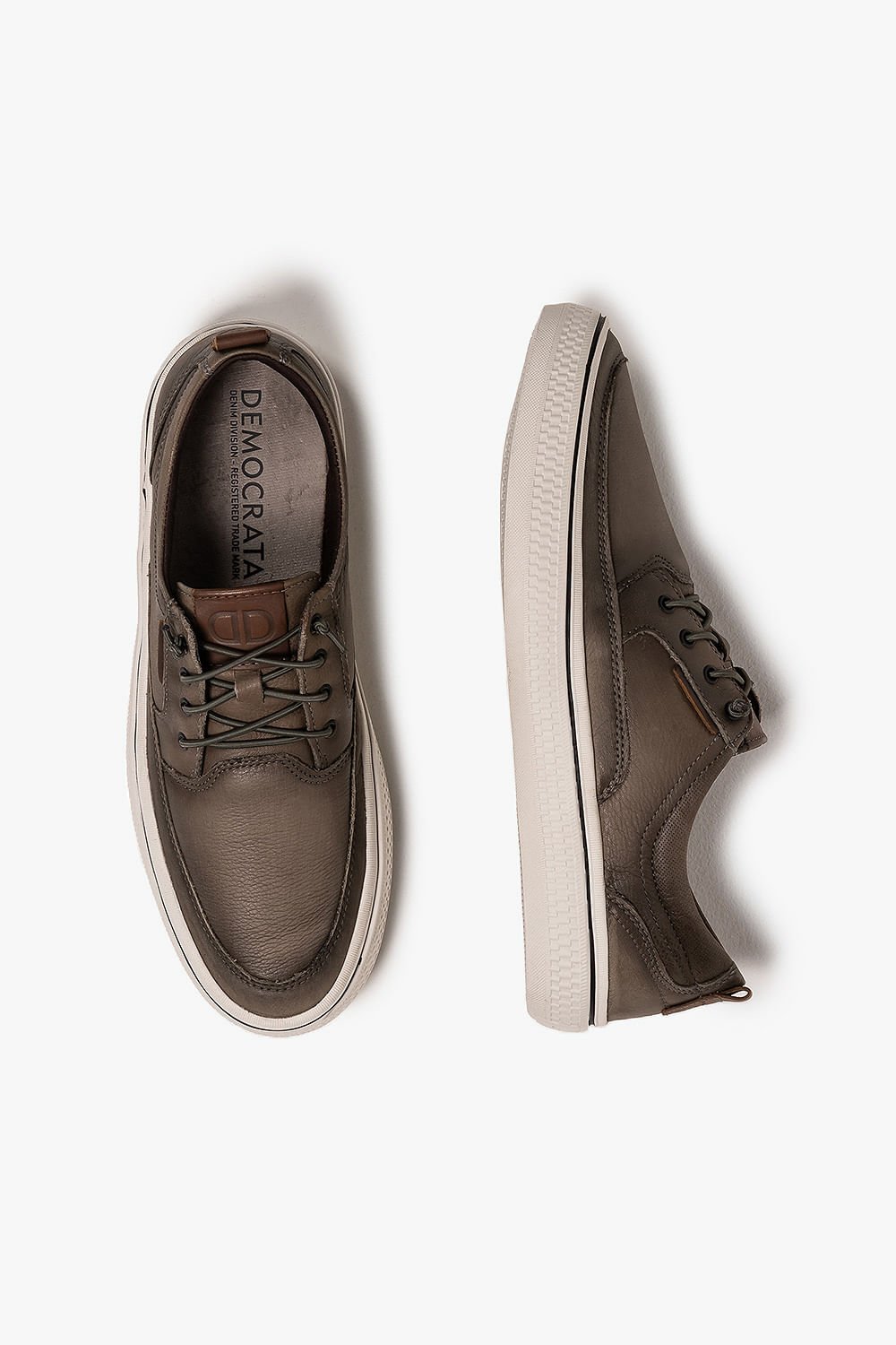 Tênis Masculino Democrata Slip On Fender Marrom 3