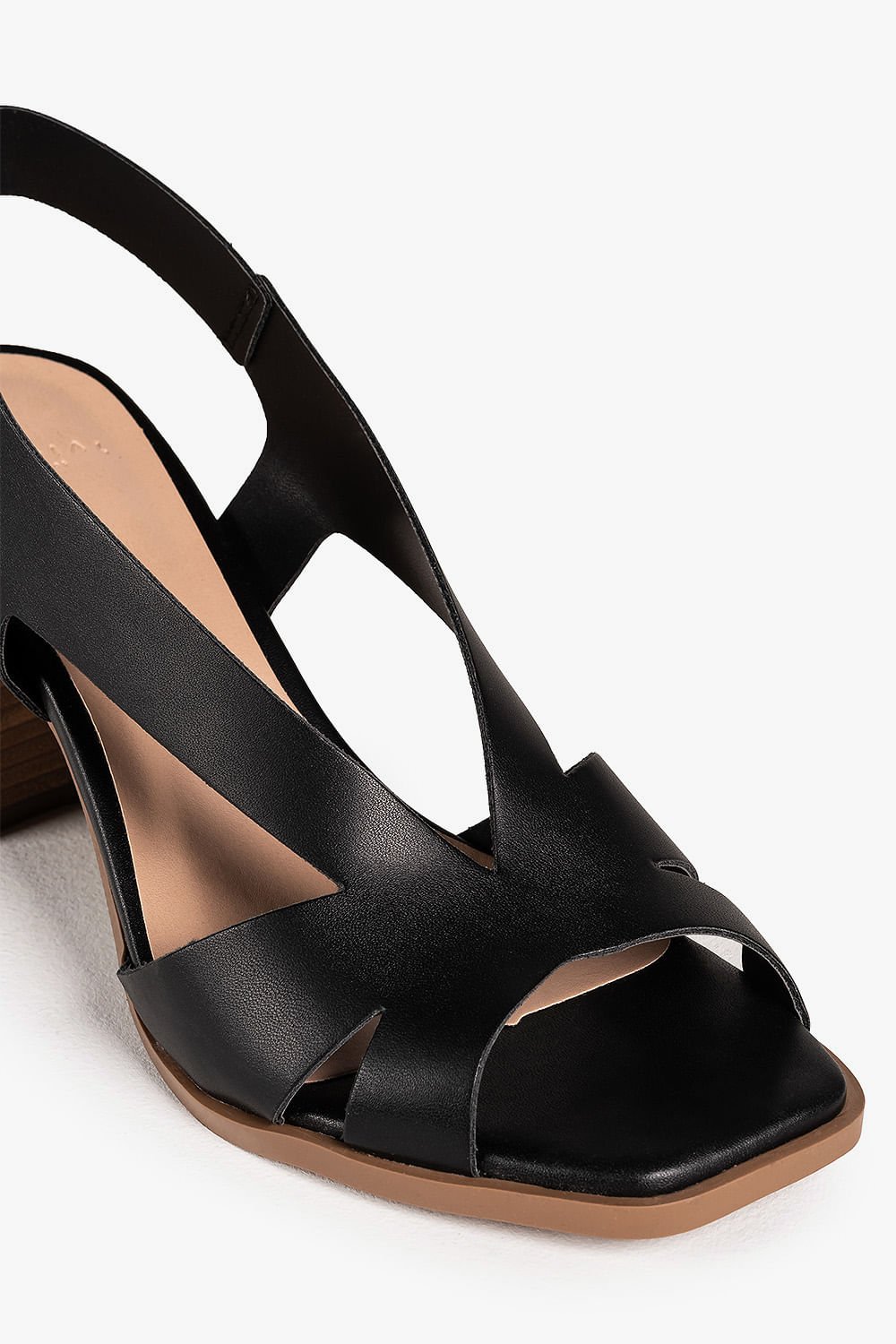 Sandália Feminina Salto Alto Mundial Kely Preto 2