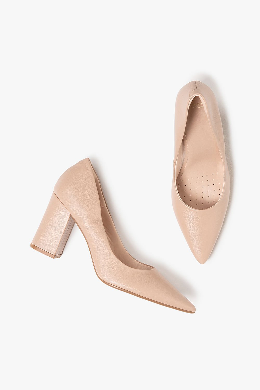 Scarpin Feminino Salto Alto Mundial Aryel Bege 3