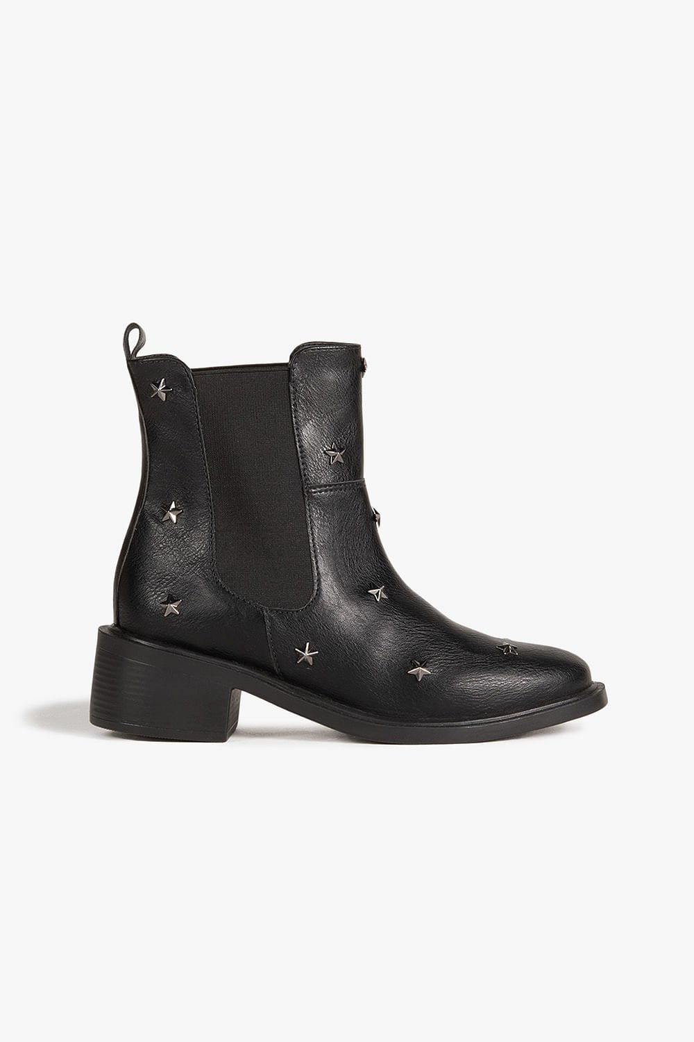 Bota Feminina Chelsea Boot Cano Médio Mundial Shine Preto 1