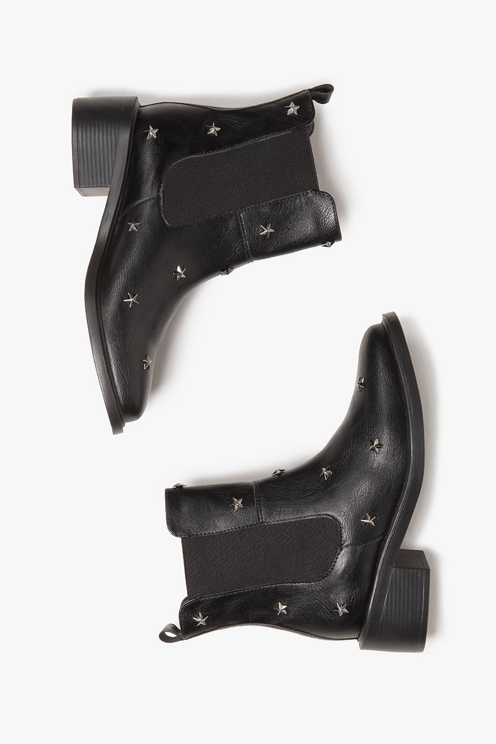 Bota Feminina Chelsea Boot Cano Médio Mundial Shine Preto 4