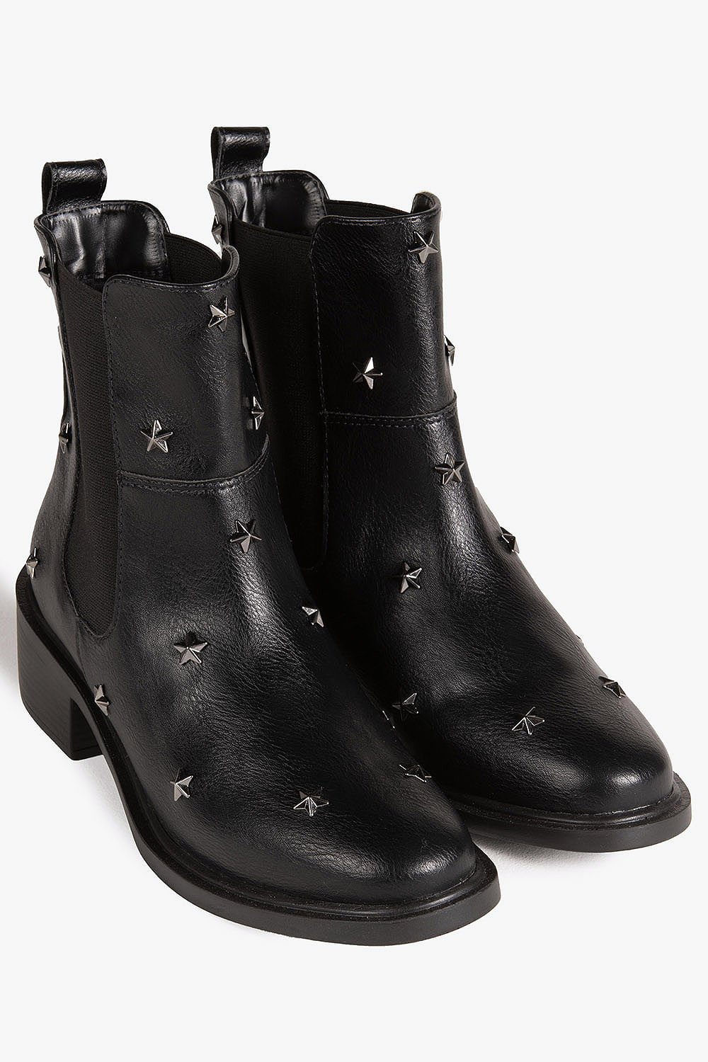 Bota Feminina Chelsea Boot Cano Médio Mundial Shine Preto 5