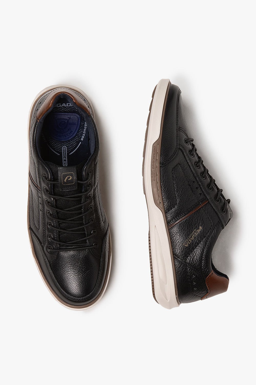 Sapatênis Masculino Pegada Strive Preto/Marrom 8