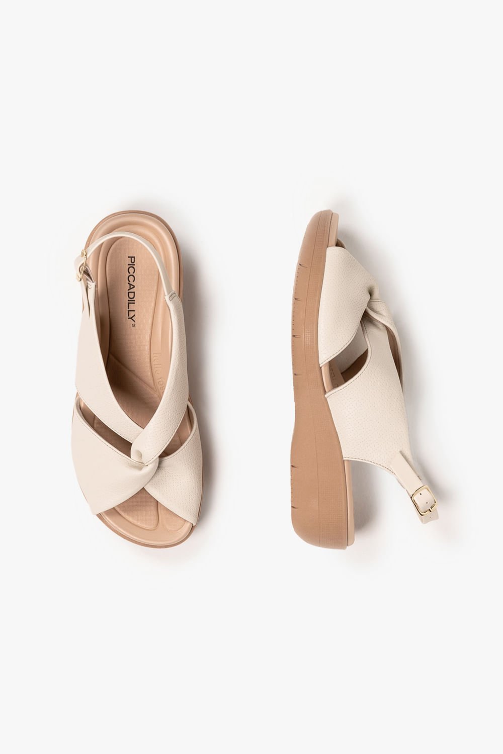 Sandália Feminina Anabela Piccadilly Rebeca Branco 3