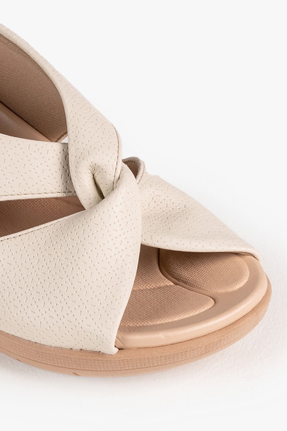 Sandália Feminina Anabela Piccadilly Rebeca Branco 4