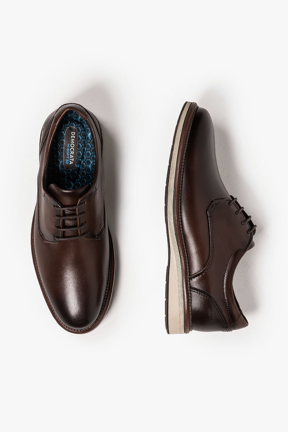 Sapato Social Masculino Democrata James Hi-Soft 32 Marrom 3