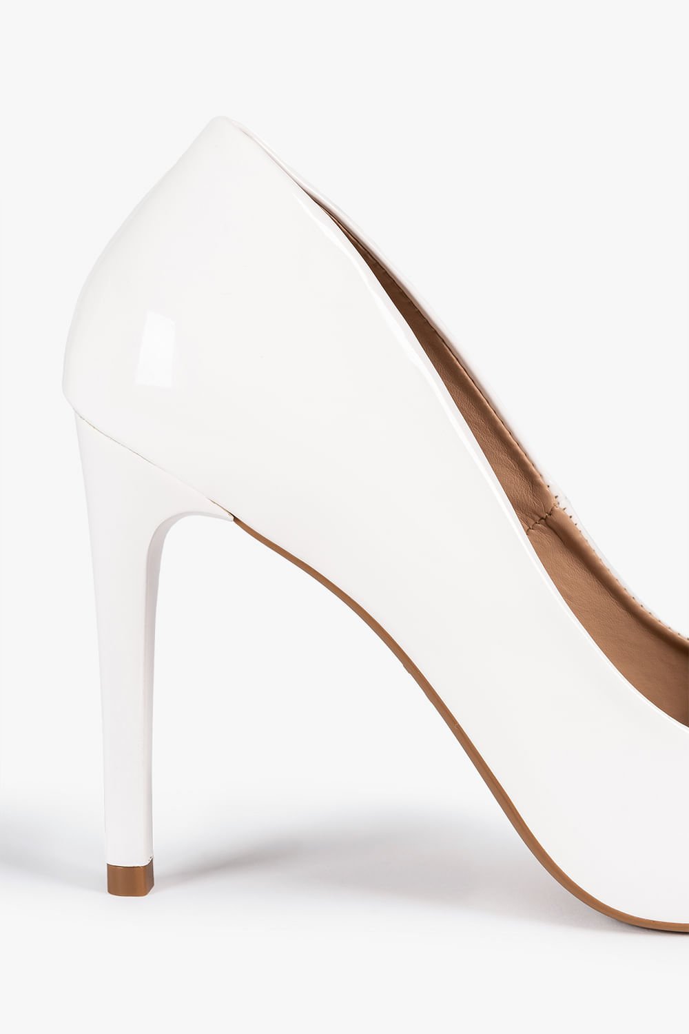 Scarpin Feminino Salto Alto Mundial Jayne Branco 2