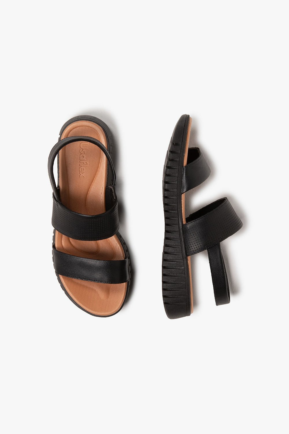 Sandália Feminina Papete Usaflex Noemi Preto 3