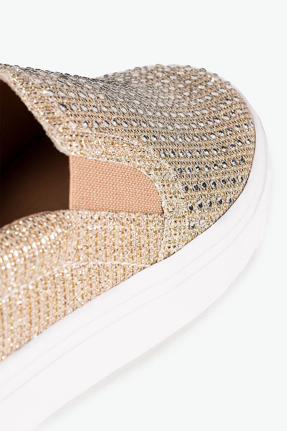 Tênis Feminino Slip On Mundial Eliege Dourado 2