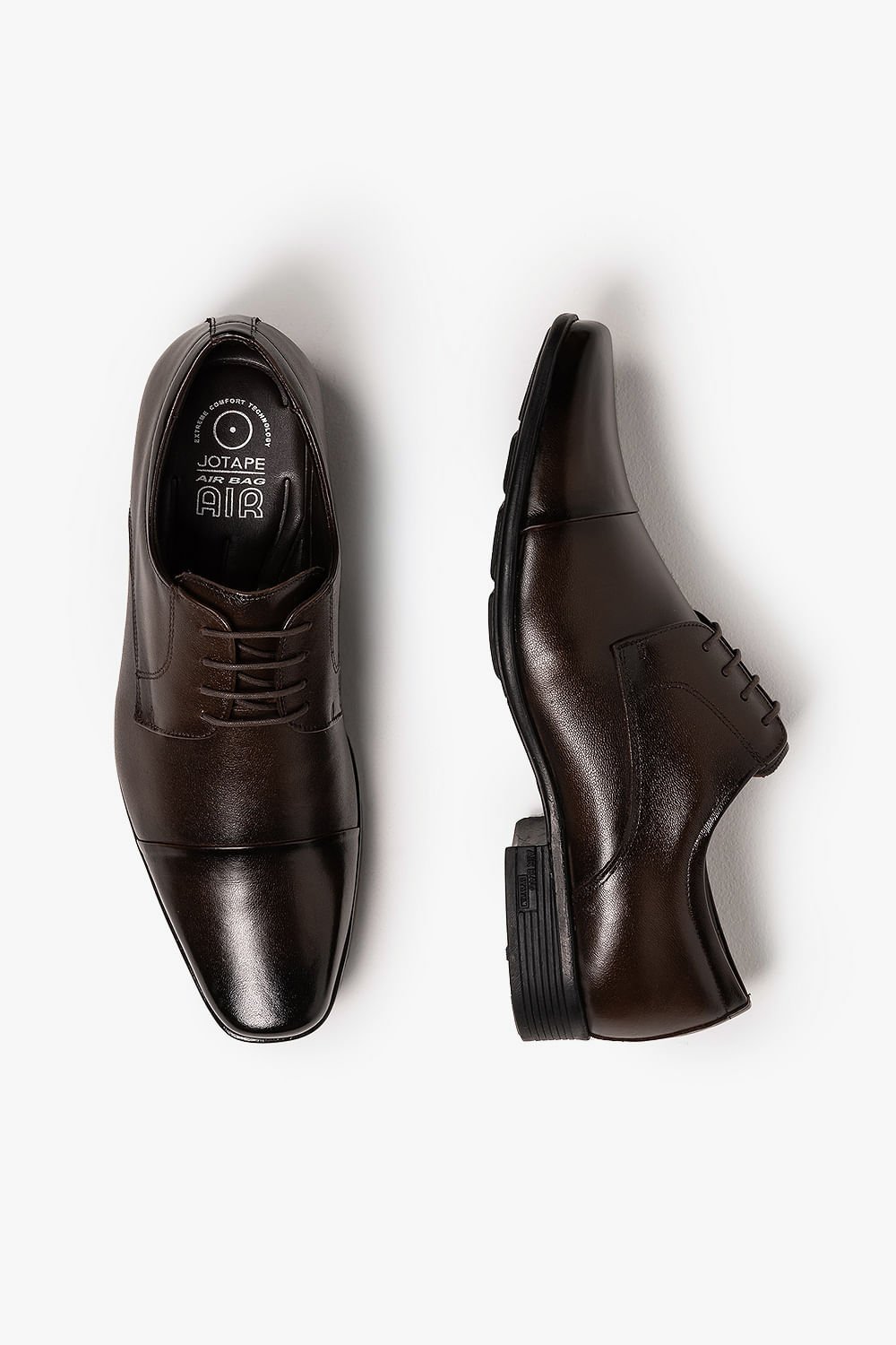 Sapato Social Masculino Jota Pe Air PT Winner Marrom 3