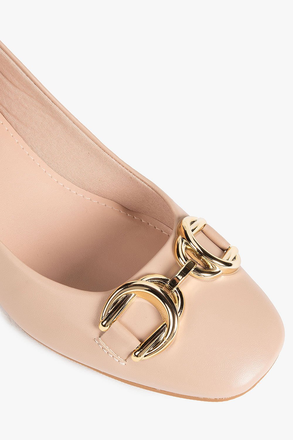 Sapato Feminino Alto Médio Mundial Gertrude Bege 4