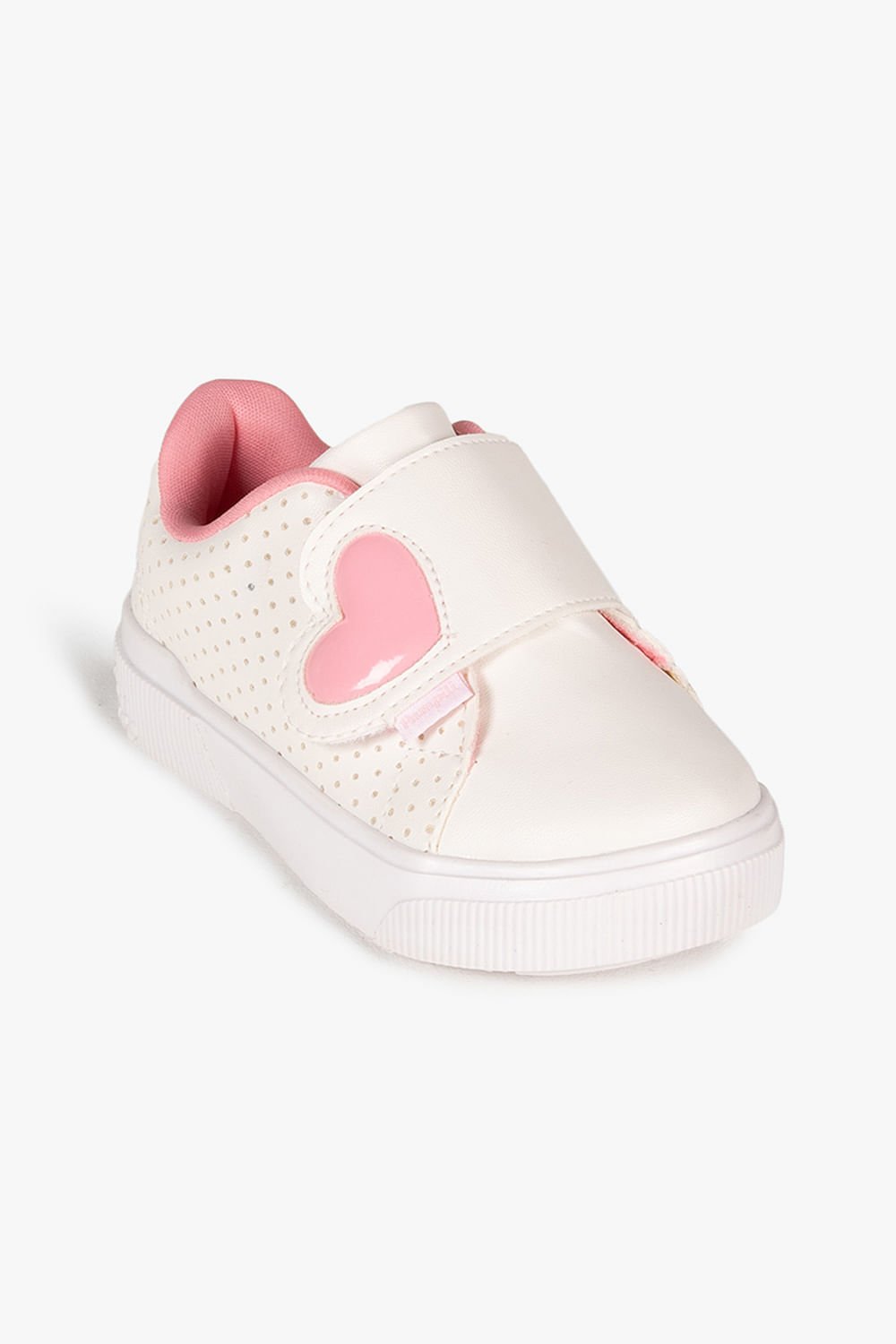 Tênis Infantil Pampili Tinne Branco/Rosa 7
