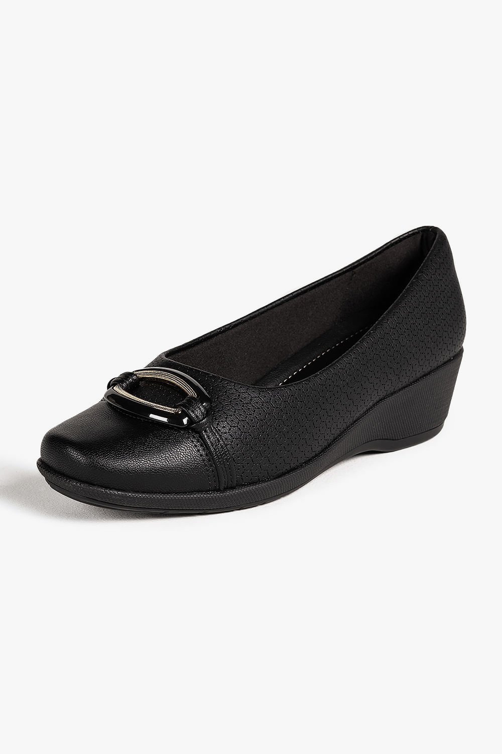 Conforto Feminino Salto Médio Piccadilly Orlanda Preto 4