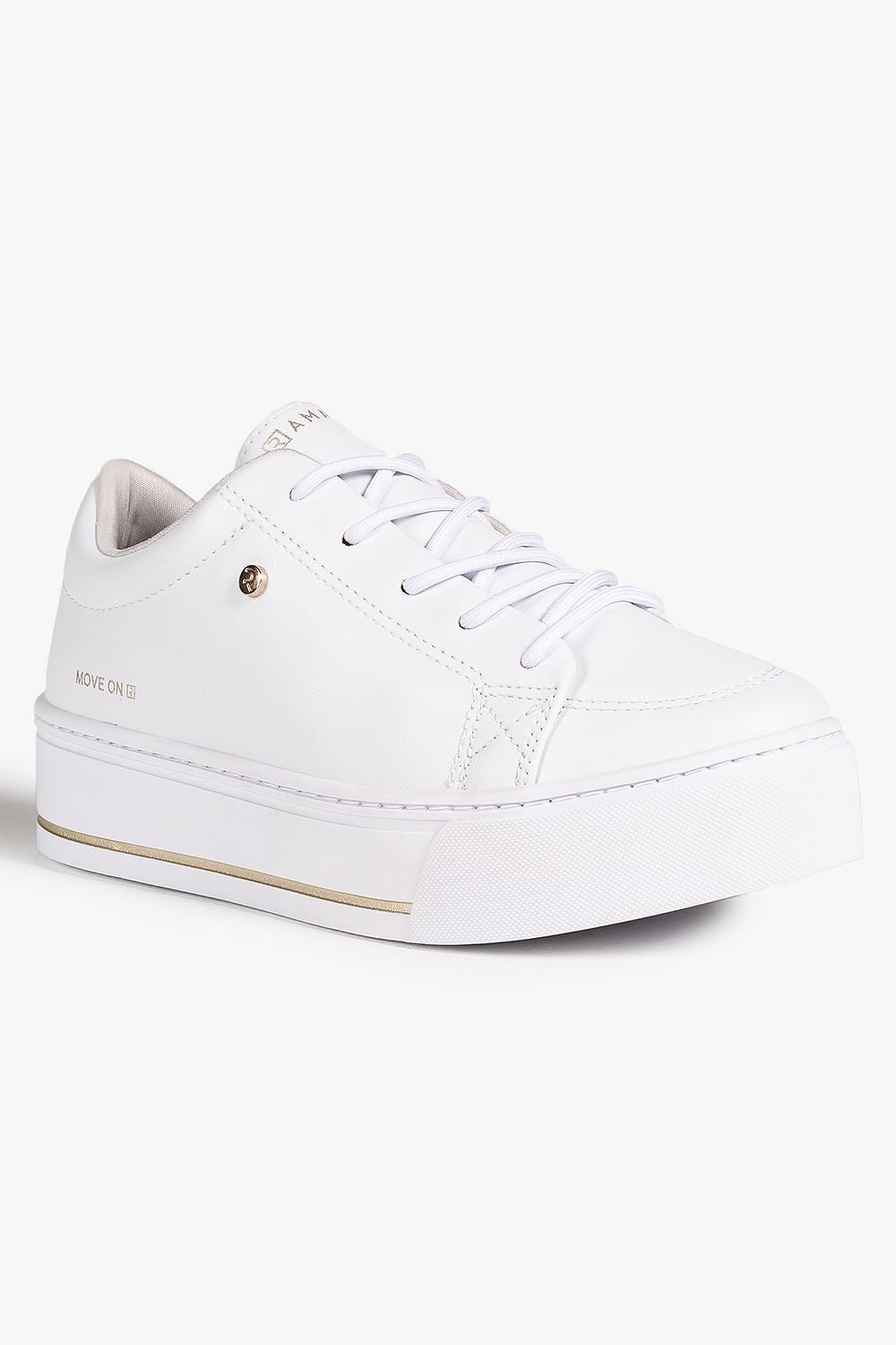 Tênis Feminino Plataforma Ramarim Sheley Branco 4