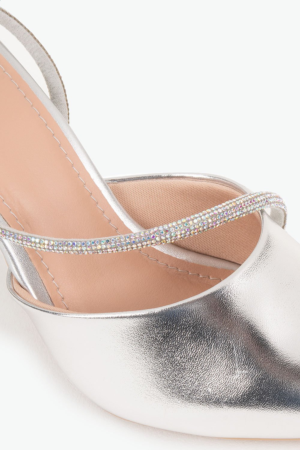 Scarpin Feminino Slingback Mundial Bailey Prata 3