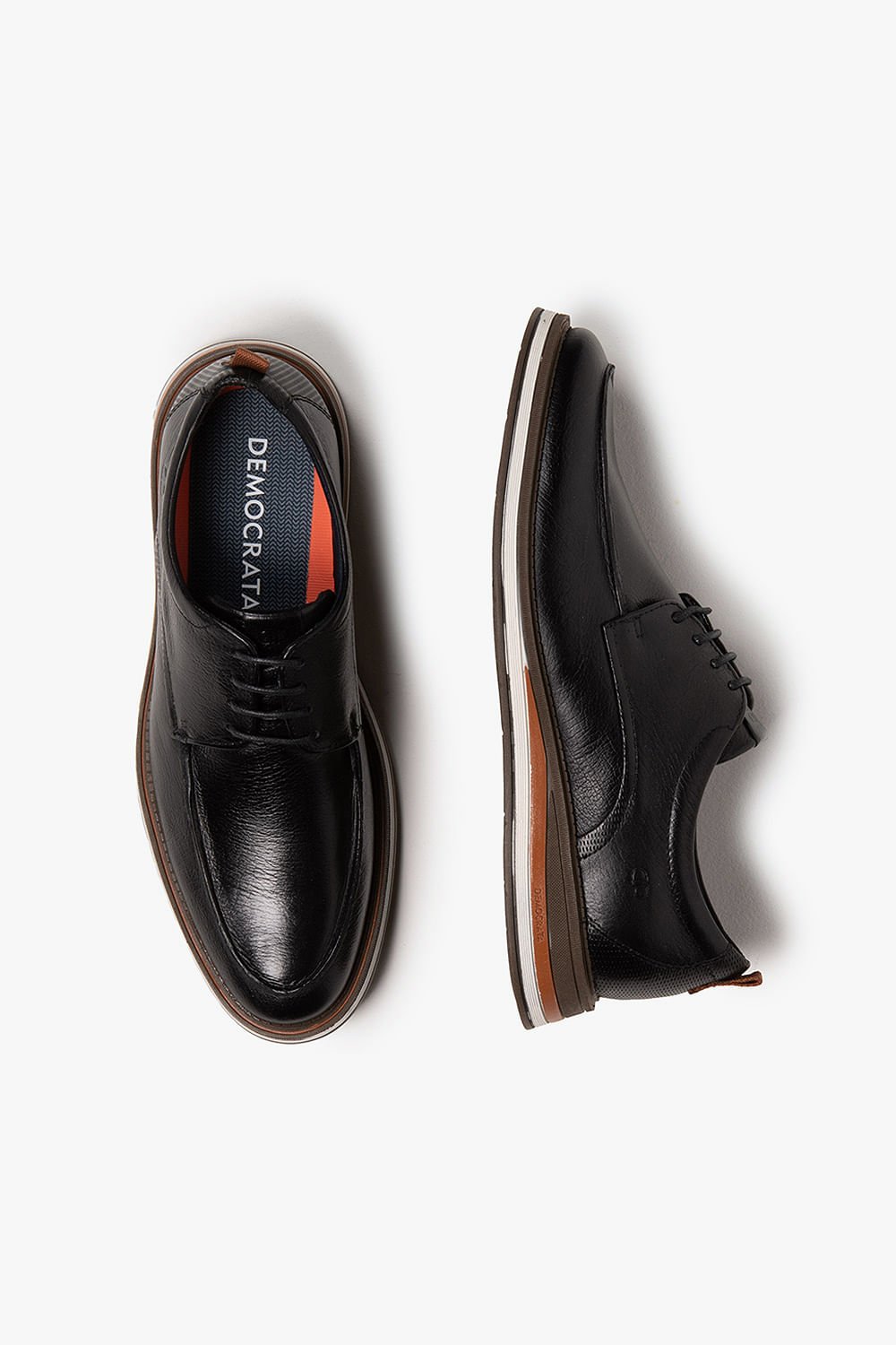 Sapato Casual Masculino Democrata Metropolitan Type Preto 1