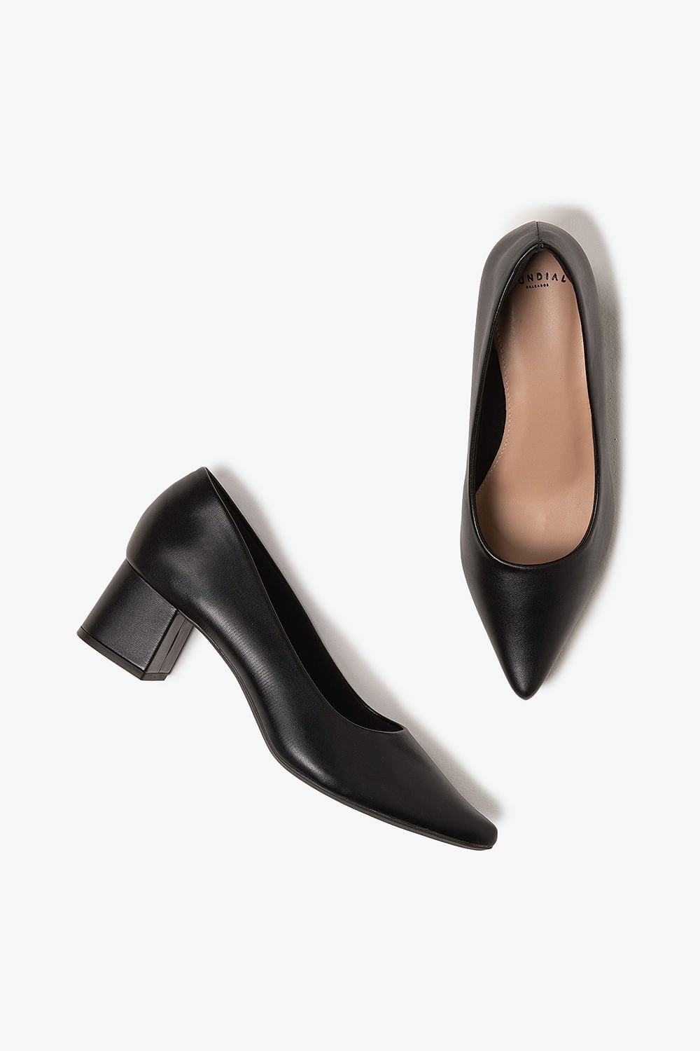 Sapato Feminino Salto Médio Mundial Dorothy Preto 3