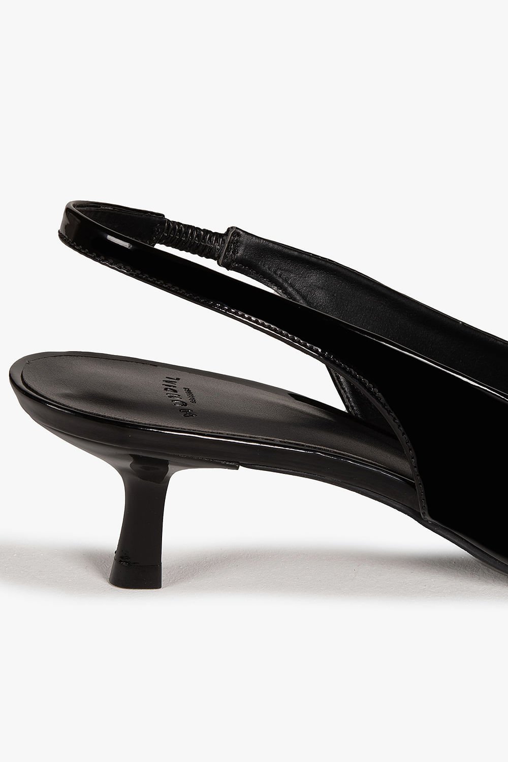 Sapato Feminino Slingback Mundial Linnea Preto 2