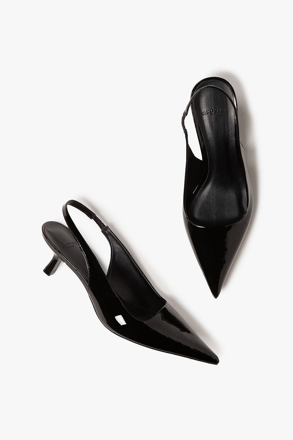 Sapato Feminino Slingback Mundial Linnea Preto 3
