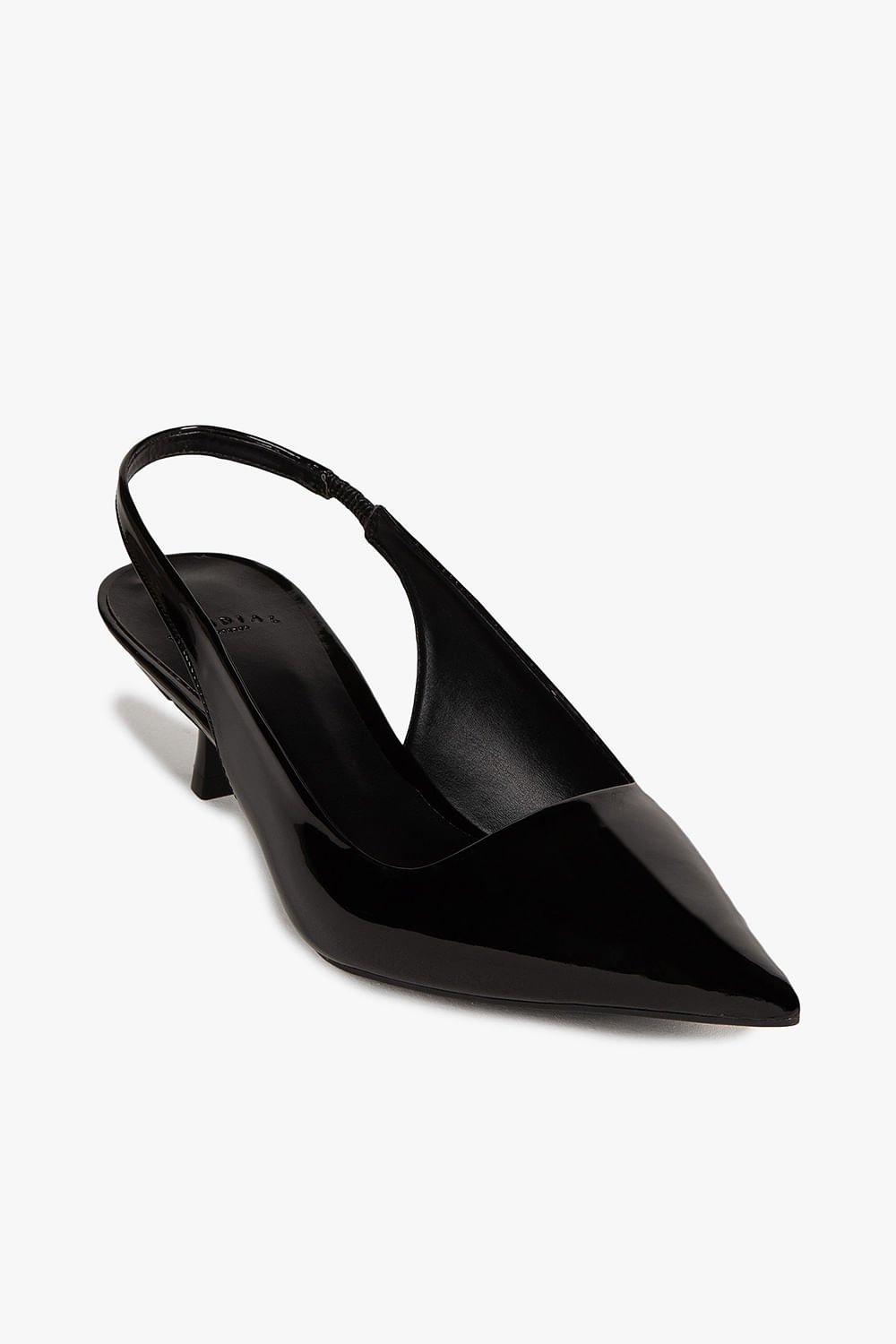 Sapato Feminino Slingback Mundial Linnea Preto 4