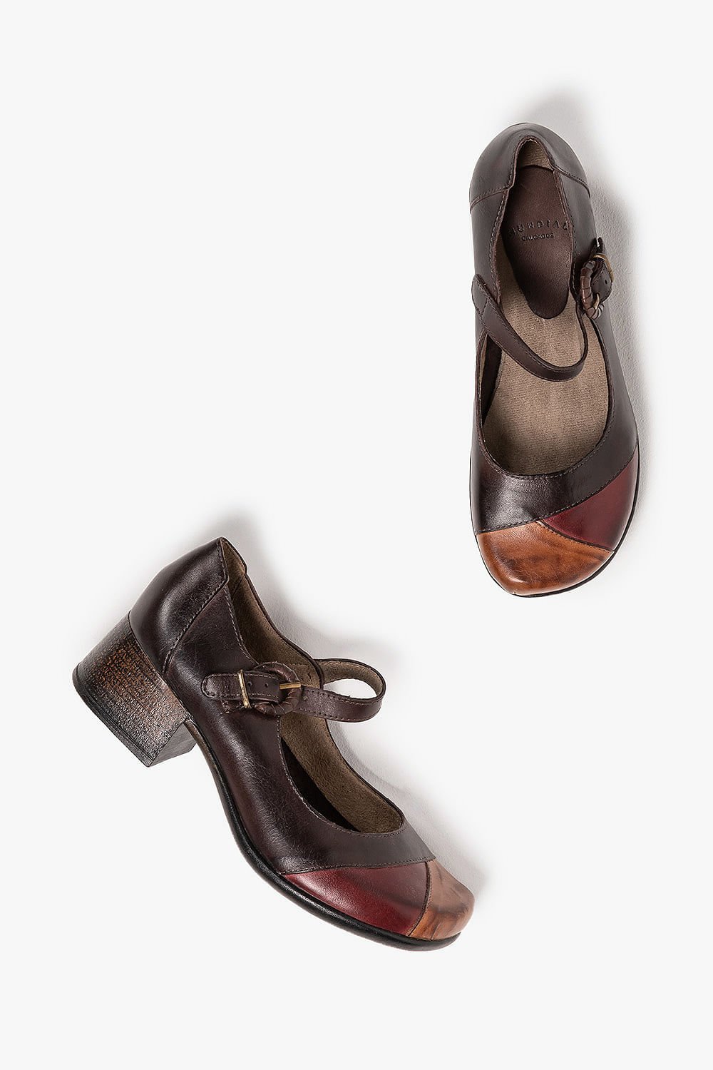 Sapato Feminino Salto Médio Mundial Geise Café 3