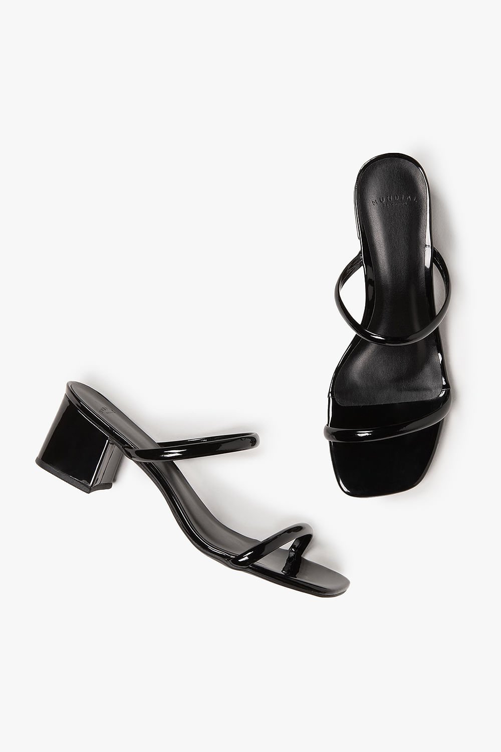 Tamanco Feminino Salto Médio Mundial Jules Preto 3