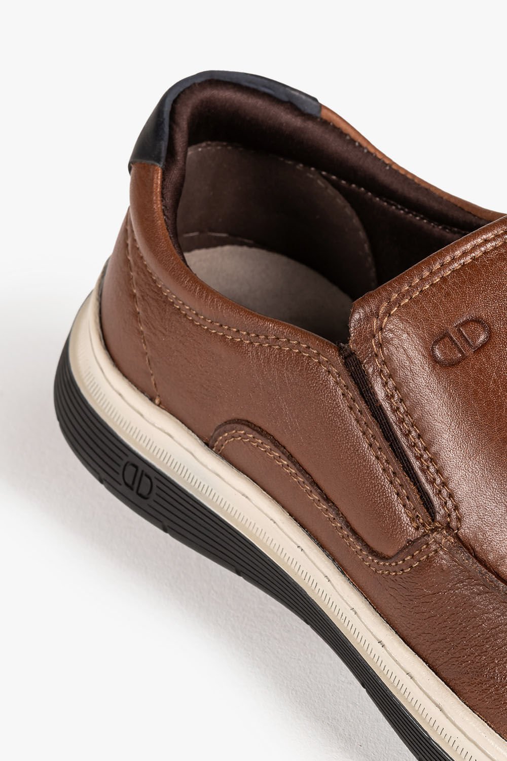 Sapatilha Masculina Democrata Casual Easy Leave Marrom 2