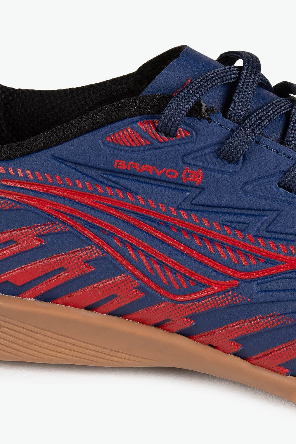 Chuteira Infantil Penalty Futsal Bravo Y3 Azul/Vermelho 2