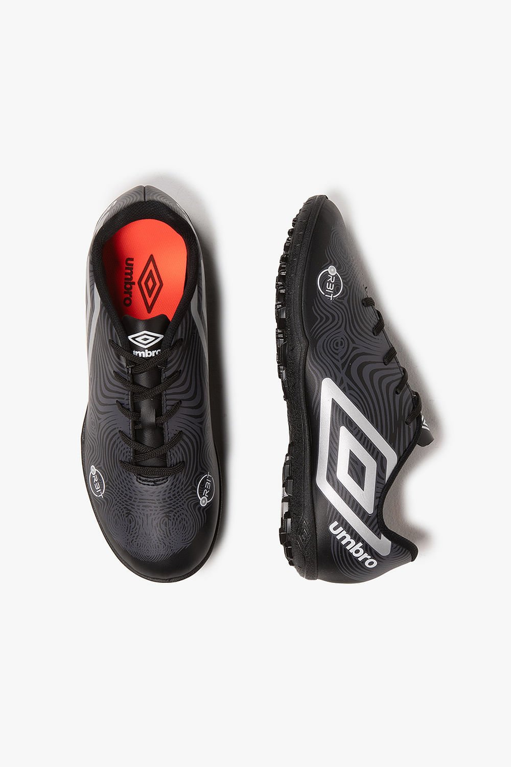 Chuteira Infantil Society Umbro Orbit Jr Preto 3