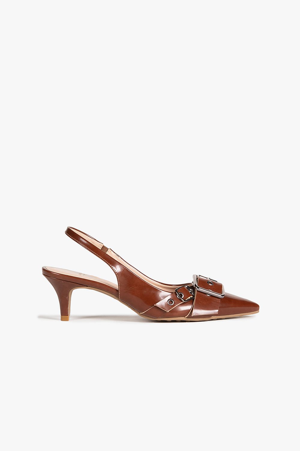 Scarpin Feminino Slingback Mundial Zama Bege 1