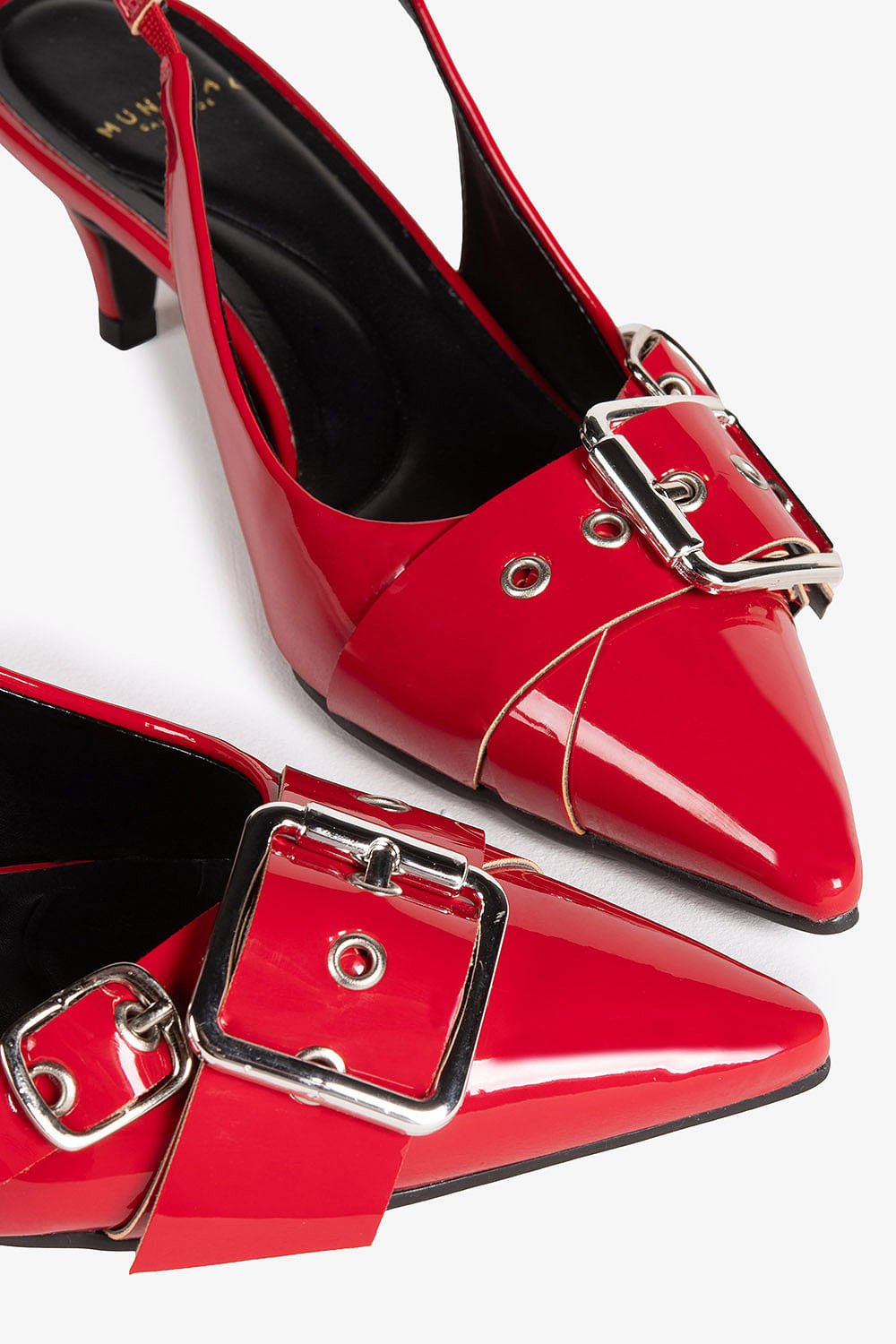 Scarpin Feminino Slingback Mundial Zama Vermelho 3