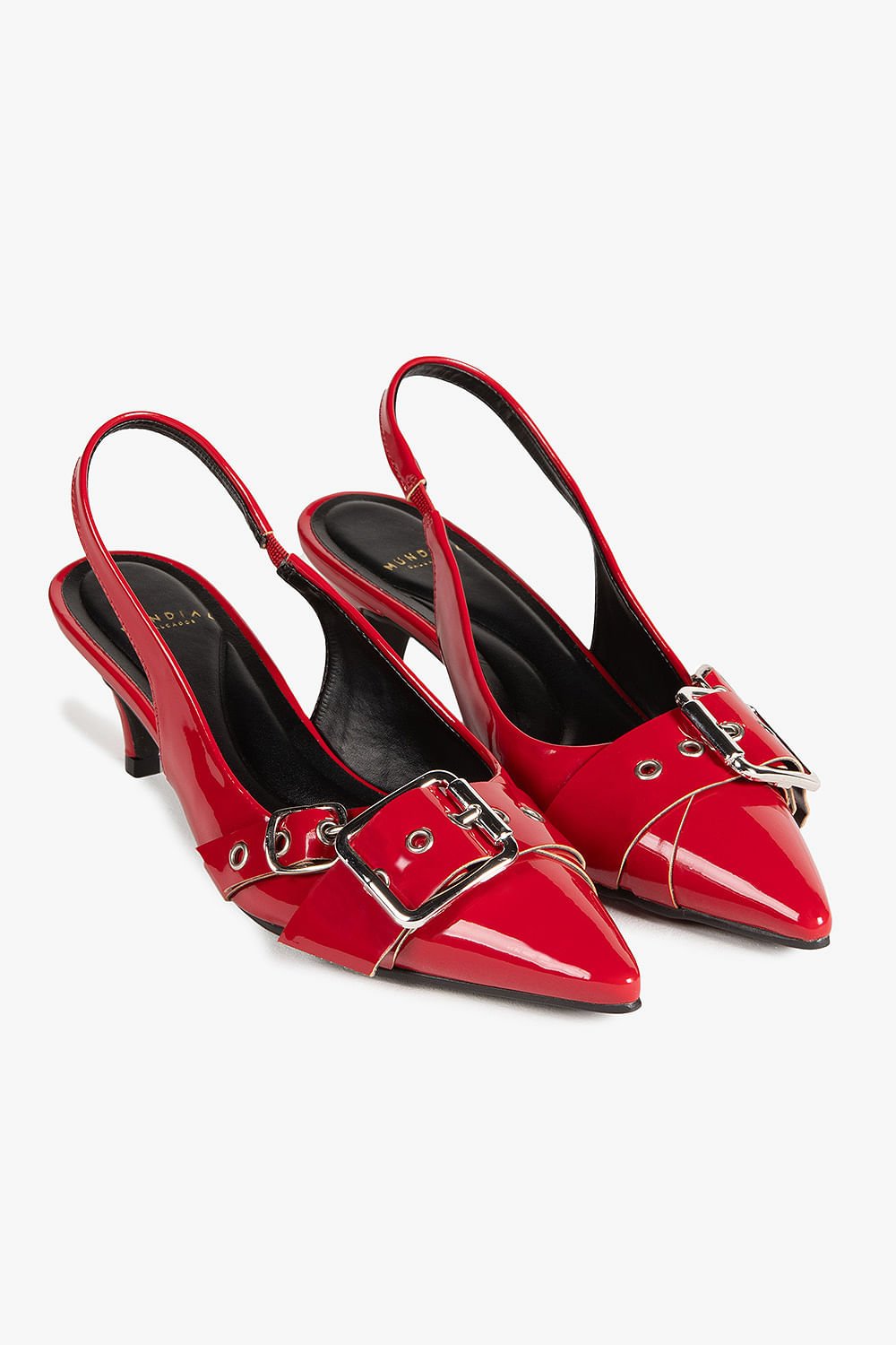 Scarpin Feminino Slingback Mundial Zama Vermelho 5