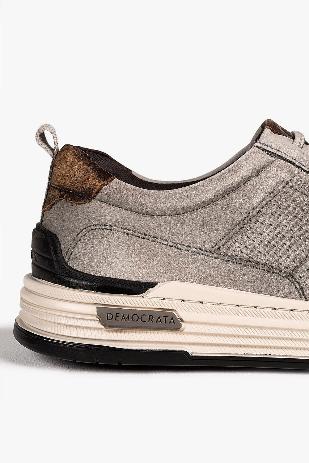 Sapatênis Masculino Democrata Denim Mike Cinza 2