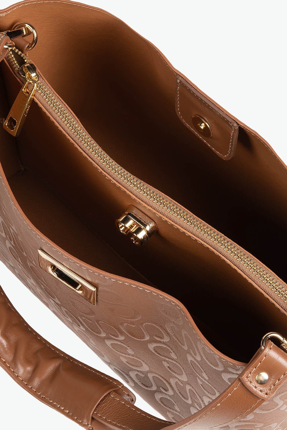 Bolsa Hobo Grande Feminina Classe Stray Marrom 2