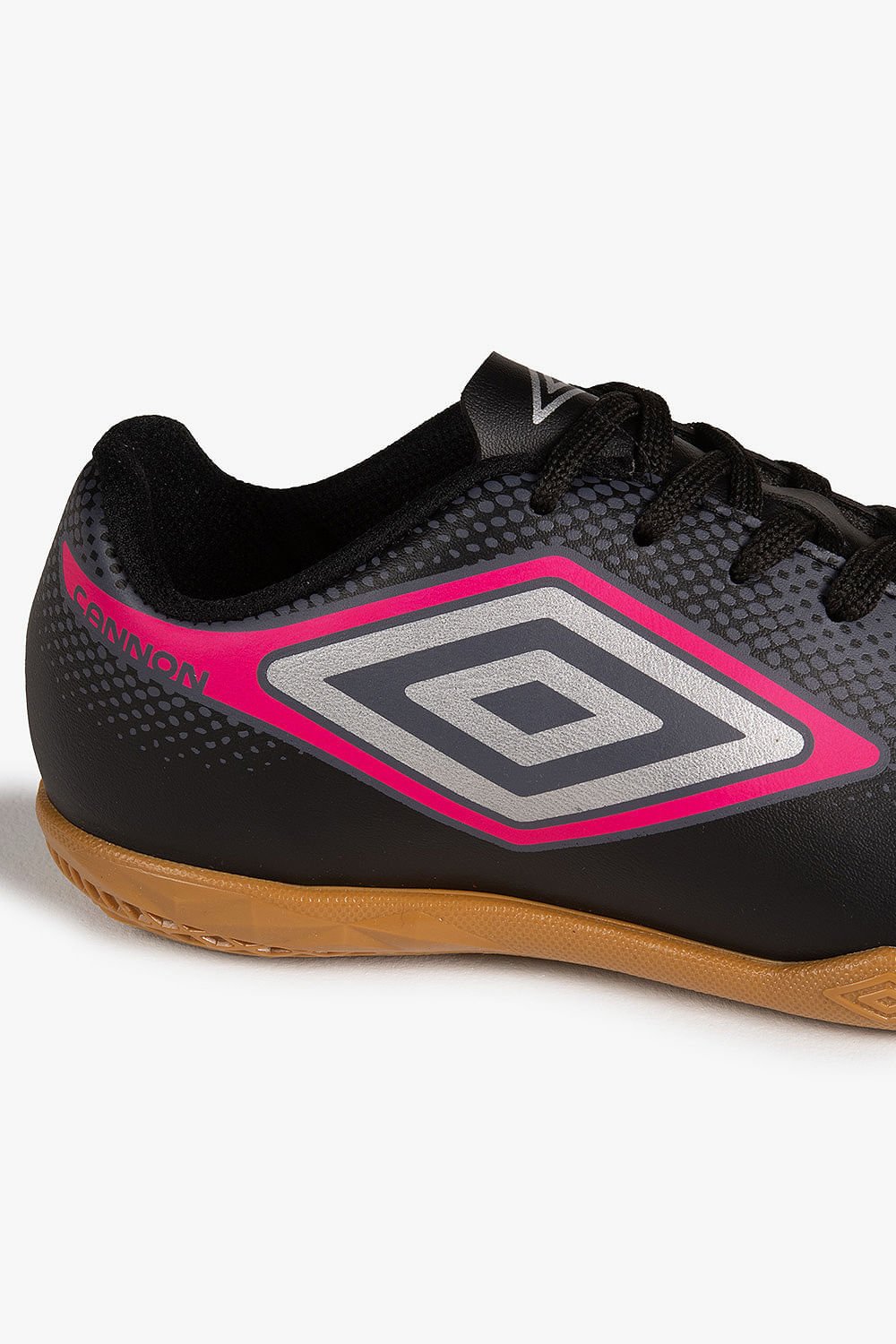 Chuteira Infantil Futsal Umbro Cannon Preto/Vermelho 2