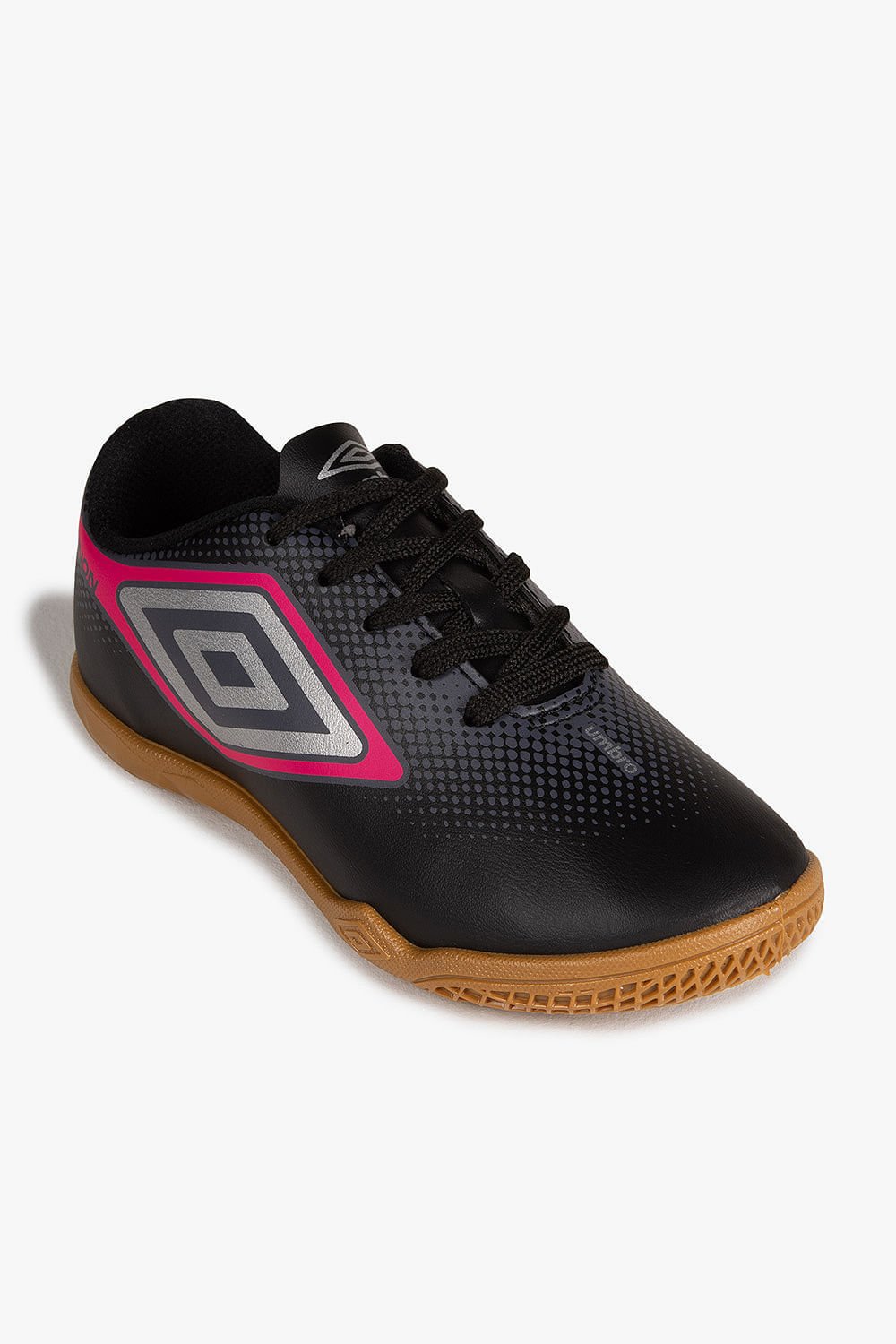 Chuteira Infantil Futsal Umbro Cannon Preto/Vermelho 4