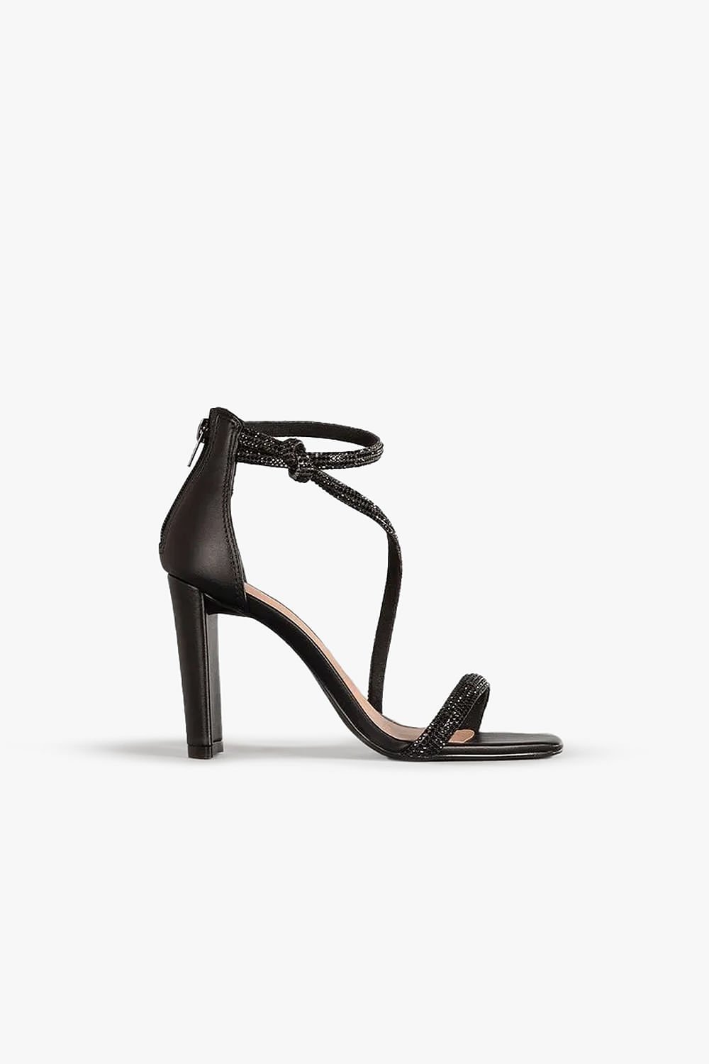 Sandália Feminina Salto Alto Mundial Besen Preto 1